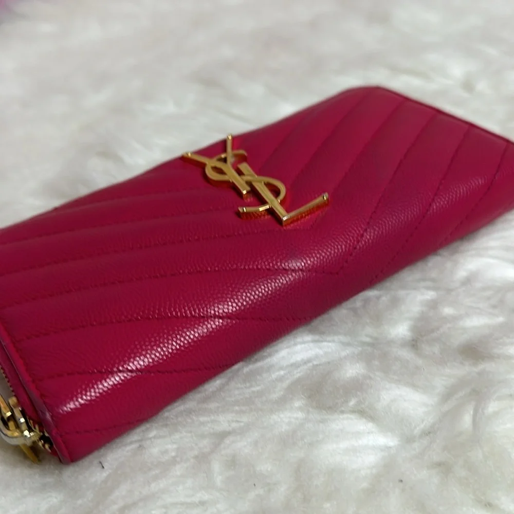 💯Authentic YSL Round Zipped Long Wallet 🍀 - Picture 16 of 16